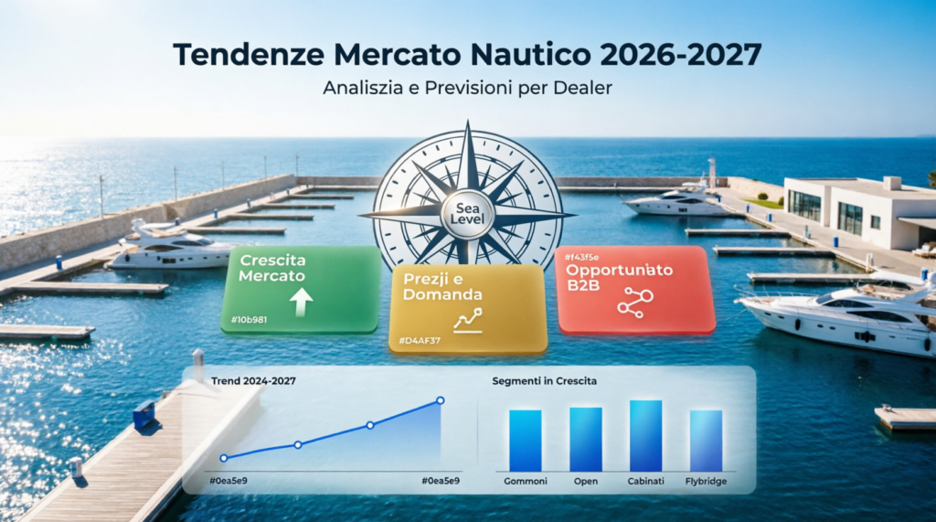Tendenze mercato nautico 2026-2027: cosa cercano i dealer